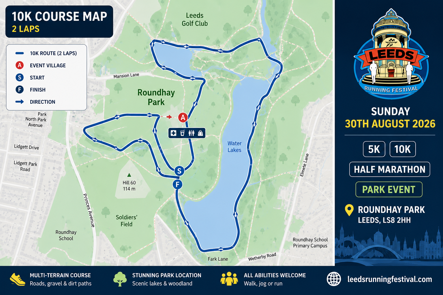 10K Run Leeds – 30th August 2026